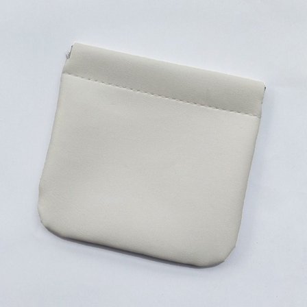 2stk Minipose Dame kosmetikkveske HVIT 12X11CM