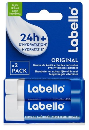 Labello Classic Care Duopack Balsamo Burrocacao Classico Fondente
