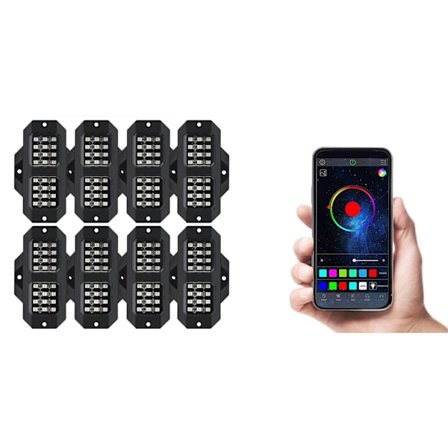 Car Light Underglow Light Rock Light -sarjat ATV-maastoautoihin musiikkitiloilla