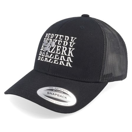 Berzerk - Svart trucker Caps - Fitness Workout Man Black Trucker @ Hatstore
