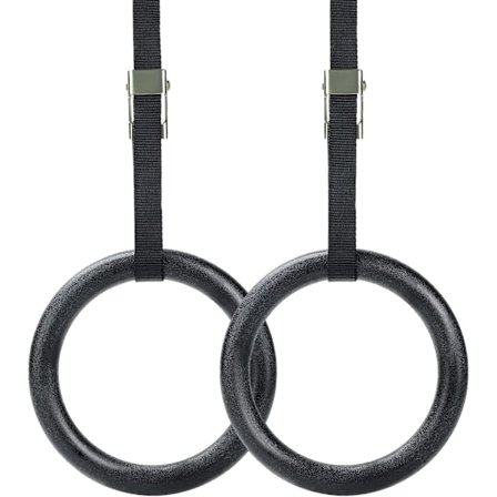 Gymnastikringar med Remmar Pull Up Ring Styrketräning Olympiska Ringar för Träning Hemma Gym Kroppsbyggnad Vuxna Barn Man Kvinna