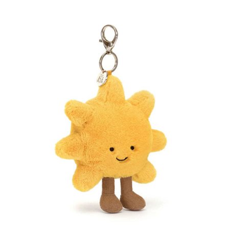 JellyCat Amuseables Sol Taskevedhæng A4SBC Plys Sjælden Udsolgt HTF Begrænset