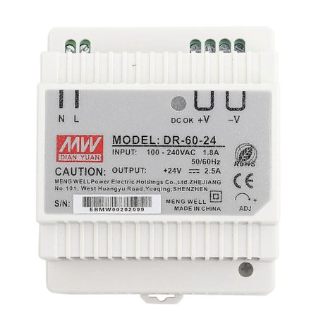 DR-60-24 60W Enkelt Udgang 24V Din Skinne Strømforsyning AC/DC Switching Strømforsyning