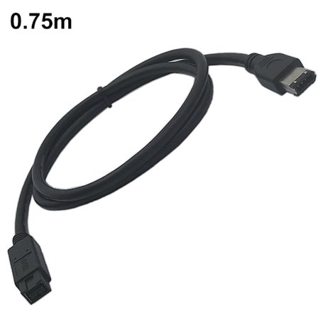 IEEE 1394B Firewire 800 - 400 9-nastainen - 6-nastainen kaapeli 1,8 metriä, Firewire 800 9-nastainen/6-nastainen uros/uros (9-nastainen - 6-nastainen)