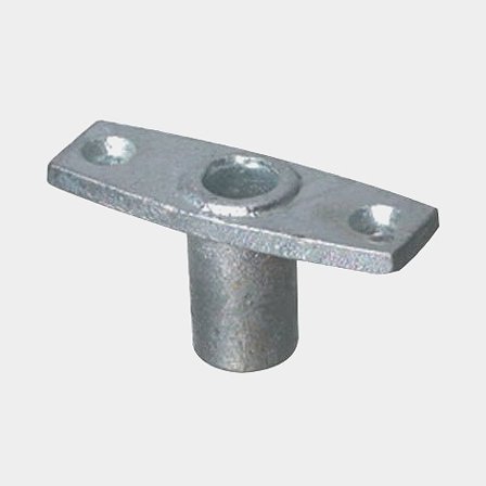 Dollenhalterung / Ruderhalterung, klappbar, galvanisierter Stahl, 57 mm (2 1/4"), 1 Stück - Boot