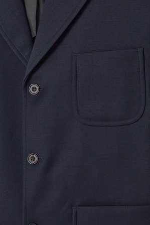 COS Niestrukturalna Marynarka Z Wełną Merynosową in Niebieski