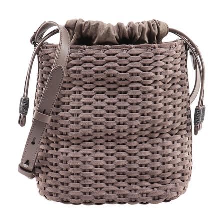 Brunello Cucinelli, Backpacks Beige, Dames, Maat:ONE Size
