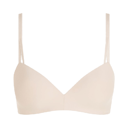 Calvin Klein Lift Demi, T-shirt BH utan bygel i mjuk Microfiber. Dam Beige 0A32
