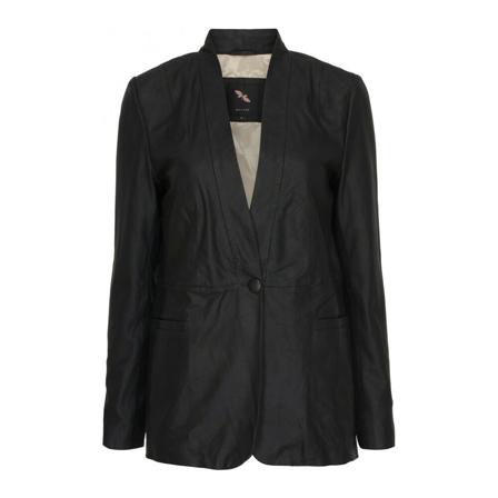 Btfcph Oversized blazer leather , Zwart , Dames , Maat: L