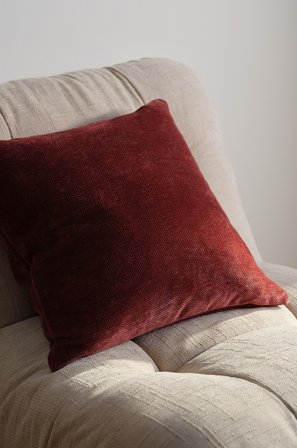 Jotex - Putetrekk 50x50 Cm Vinrød - SHILO - Kjøp Pynteputer & trekk hos Jotex