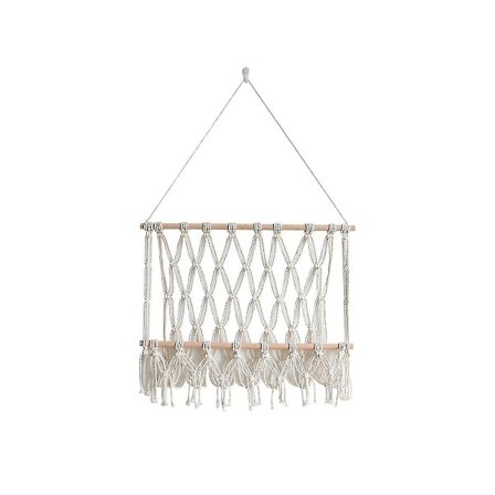 Väggbonad Tapet Bohemisk Handgjord Bomullsrep Inomhus Dekoration Handvävd Tapet Flytande Hylla Heminredning