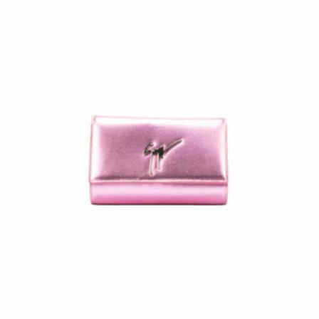 Giuseppe Zanotti Cleopatra mirror clutch Pink, Dame, Størrelse: ONE Size