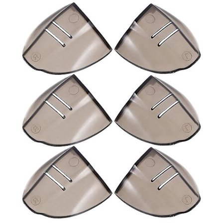 3 paria läpinäkyviä silmälasien sivusuojia, suojaavat joustavat silmälasien sivusuojat (4,50 x 4,50 x 2,00 cm, kuten kuvassa näkyy)