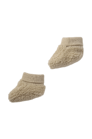 RIKIKI Tossor i fleece HARRI Skor Vit 0-6 MONTHS