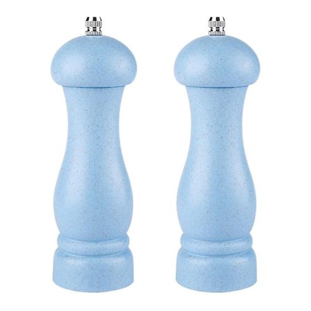 Högkvalitativ salt- och pepparkvarn i ekträ med justerbar grovlek och påfyllningsbar