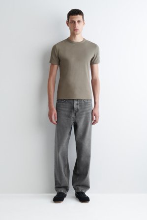 COS Men's Rider Straight-Leg Jeans in Black