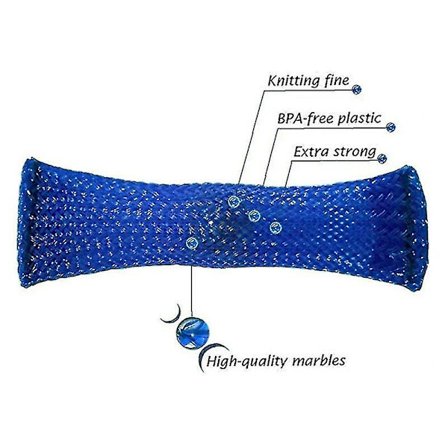 5 stk Fidget Toys Flettet Mesh Tube med Marmor Stressavlastende Leke for K