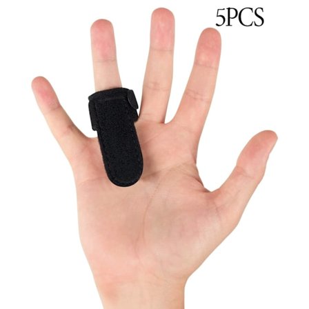 5PCS Trigger Finger Splint - Støttebandage til Midt-, Pege-, Tommel- og Lillefinger - Udretning af Krummet, Senelåsfrigørelsesstabilisator Knuckle 
