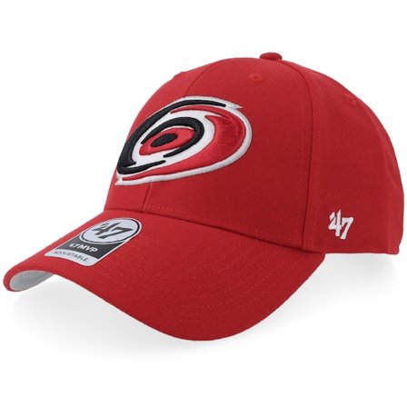 47 Brand - NHL Rød adjustable Caps - Carolina Hurricanes Mvp Red/White Adjustable @ Hatstore