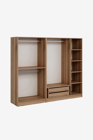 Hanah Home - Garderob - Abby - Brun - Garderober - Från Homeroom