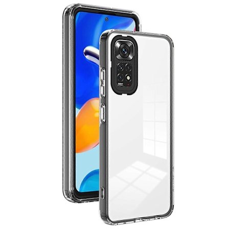 Xiaomi Redmi Note 12S 4G/11S 4G/Note 11 4G (Qualcomm) Kotelo TPU+PC Läpinäkyvä Takakansi