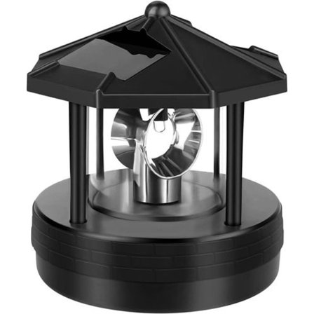 Aurinkokäyttöinen majakka, LED-pyörivä majakkapuutarhavalo puutarhanurmi