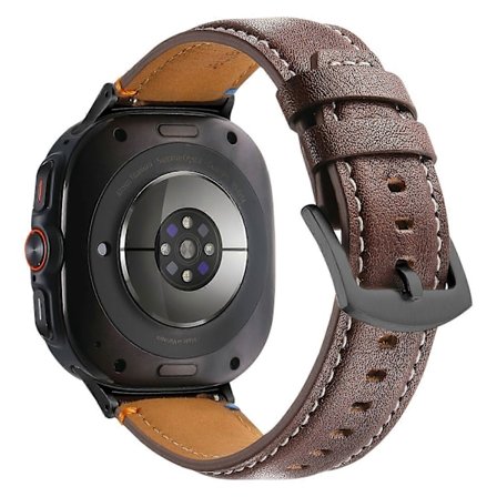 Typ C Ersättningsarmband för Samsung Galaxy Watch Ultra 47mm Äkta Läderarmband (FMY)