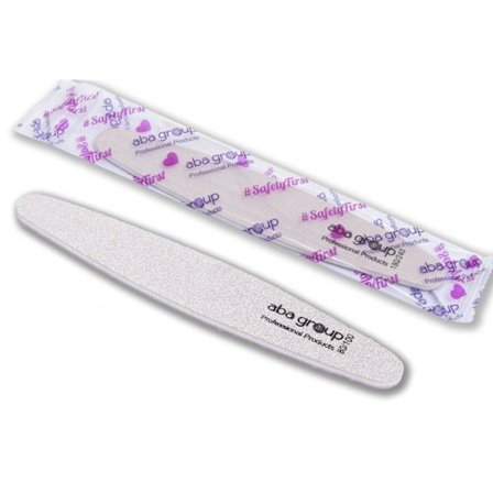 5-pack ABA Group - Nagelfil - 80/100 - Oval - Zebra