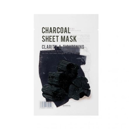EUNYUL Viso Purity Charcoal Sheet Mask 22ml - Maschera Purificante
