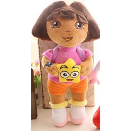 25-28cm Dora The Explorer Monkey Boots Swiper Plyschleksaker Mjuka stoppade dockor Ryggsäck med karta för barn Födelsedagspresent H_a(25cm)