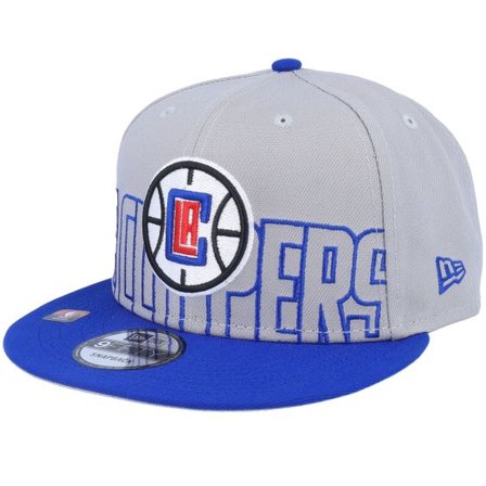 New Era - NBA Grå snapback Keps - Los Angeles Clippers 2023 NBA Draft 9FIFTY Grey/Royal Snapback @ Hatstore