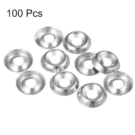 100 stk. kopskiver undersænkede skiver #12 #12