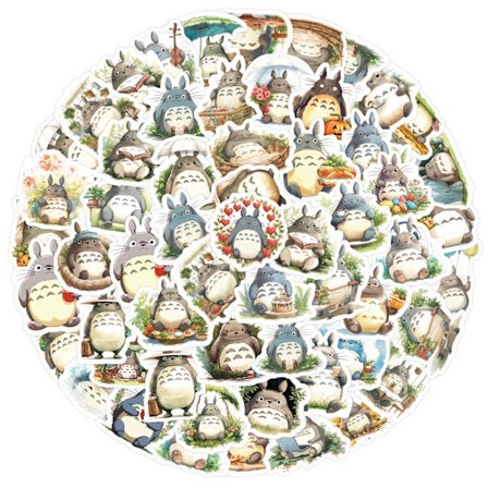 50 kpl tarroja - Ihastuttava Totoro-tarra