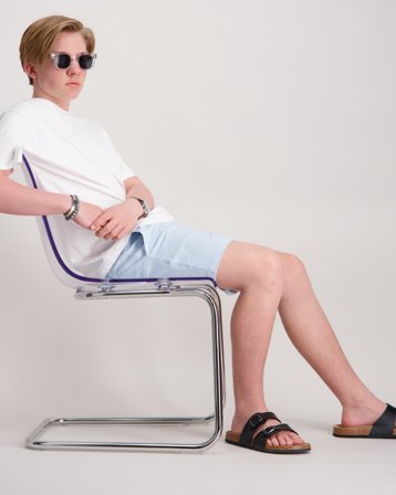 Pelle P JR Dock Shorts Niebieski Szorty Chłopiec - Kids Brand Store