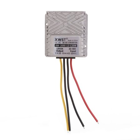 Jännitteenalastimien virtalähdeadapteri muuntaa 24V, 36V, 48V 12V:ksi - 10A