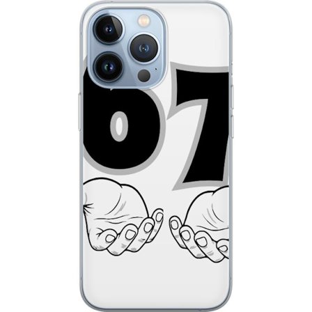 Kompatibel Mobilcover til Apple iPhone 13 Pro 67 meme hænder grafisk sort-hvid seks syv hænder illustration trendy moderne æstetik