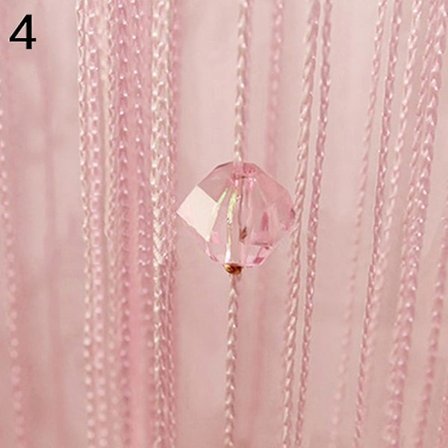 1x2m Naruverhohelmiverho Reunusjakaja Verho Huoneen Ovi Ikkunan Koriste (FMY)