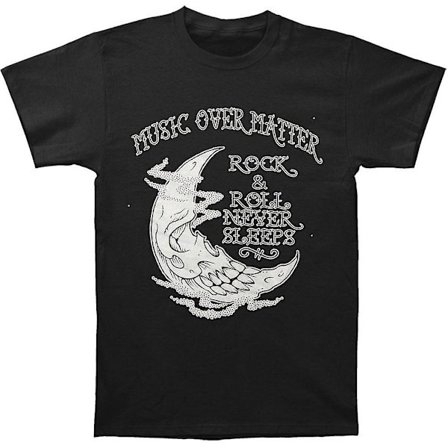 Music Over Matter Kläder Sov aldrig T-shirt