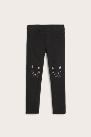 Kappahl | Slim jeggings super stretch | Musta denim