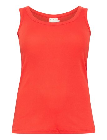 Kccarina Tank Top Orange Kaffe Curve