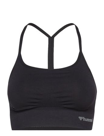 Hmltiffy Seamless Sports Top Lingerie Bras & Tops Sports Bras - ALL Svart Hummel