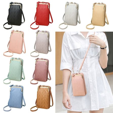 Kvinder Mobiltelefon Taske Pung Crossbody Tasker Rejse skuldertaske