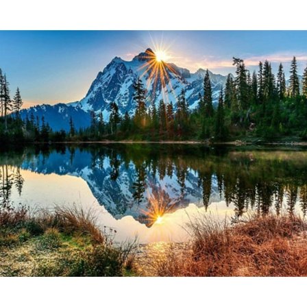 MH-DIY 5D(40x30cm) Sneklædte Diamant Maleri Fuld Stød