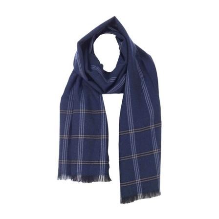 Church's, Winter Scarves Blauw, Heren, Maat:ONE Size,wol