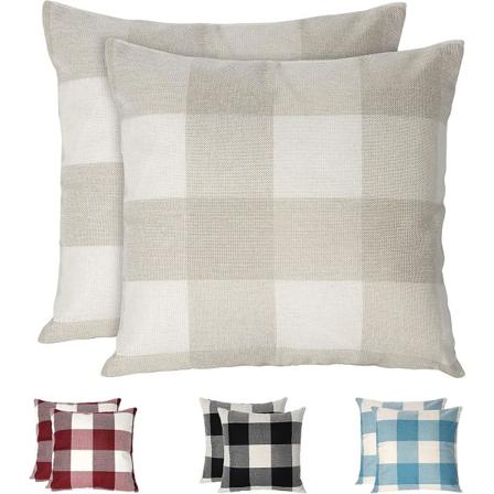 Set med 2 kuddfodral Sovrumsinredning Mjuk fyrkantig sammet Enfärgad sofföverdrag med moderna ballonger för vardagsrummet, 45x45cm, grå