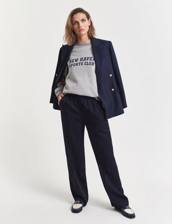 GANT Fluid Pants - Navy - 36