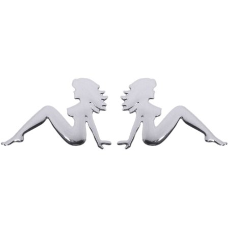 Flott dame bil kjøretøy dekorasjon klistremerke logo merke