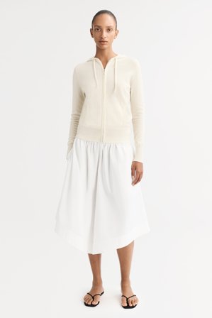 Soft Goat - Zip Hoodie - M - Feather White