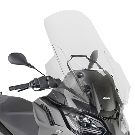 Givi Specific Scooter Clear Windscreen - Piaggio MP3 400 2022-2023