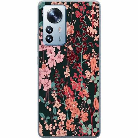 Xiaomi 12 Pro Genomskinligt Skal Blommor